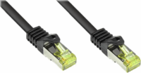 Good Connections 8070R-010S S/FTP CAT7 RJ45 Patch kábel 1m - Fekete