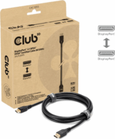 Club 3D CAC-1093 Displayport 2.1 apa - Displayport 2.1 Kábel 3m - Fekete