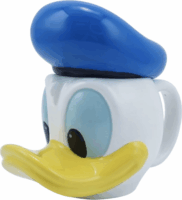 OEM Disney 3D Kerámia Bögre fedővel 375ml - Donald kacsa