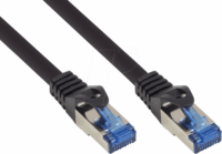 Good Connections 8060-SF010S S/FTP CAT6a RJ45 Patch kábel 1m - Fekete