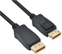 Roline DisplayPort 2.1 apa - DisplayPort 2.1 apa Kábel 5m - Fekete