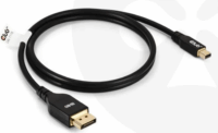 Club 3D Mini DisplayPort 2.1 apa - DisplayPort 2.1 apa Kábel 1m - Fekete