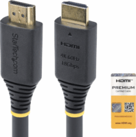 StarTech HDMI 2.0 apa - HDMI 2.0 apa Kábel 5m - Fekete