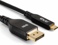 Club 3D CAC-1561 USB-C apa - DisplayPort 2.1 apa Kábel 1m - Fekete