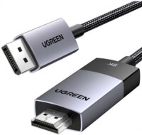 Ugreen 80395 DP115 DisplayPort - HDMI 8K 60Hz kábel 1m - Fekete