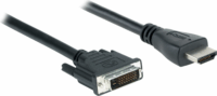 V7 HDMI 1.4 apa - DVI-D apa Kábel 2m - Fekete