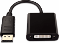 V7 Displayport 1.2 apa - DVI-I anya Átalakító Adapter Kábel - Fekete