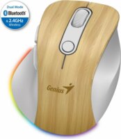 Genius Ergo 9000S Pro Bluetooth Wireless Egér - Pine Wood