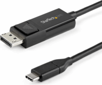 StarTech USB-C apa - DisplayPort 1.2 apa Kábel 2m - Fekete