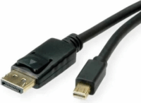 ROLINE DisplayPort 1.4 apa - Mini DisplayPort apa Kábel 1m - Fekete