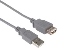 PremiumCord USB 2.0 apa - USB 2.0 anya Hosszabbító Kábel 3m - Szürke