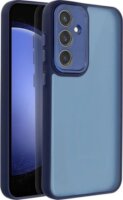 Gigapack Samsung Galaxy S25 Plus Szilikon Kamera Védő Telefon Tok - Sötétkék