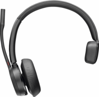 Plantronics/Poly Voyager 4310-M MS Teams Call Center Mono Headset - Fekete