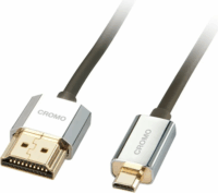 Lindy 41681 HDMI - Micro HDMI Slim kábel 1m - Fekete