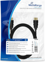 MediaRange HDMI 1.4 apa - HDMI 1.4 apa Kábel 2m - Fekete