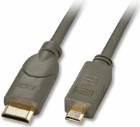 Lindy Mini HDMI apa - Micro HDMI apa Kábel 1.5m - Fekete