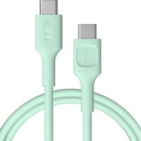 Green Cell PowerFlex 100W USB-C apa - USB-C apa Adat és töltő kábel 1.2m - Zöld