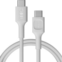 Green Cell PowerFlex 100W USB-C apa - USB-C apa Adat és töltő kábel 1.2m - Fehér