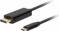 Lanberg USB-C apa - DisplayPort 1.2 apa Kábel 1.8m - Fekete