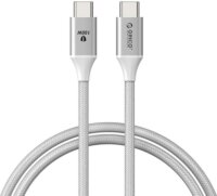 Orico CDX-100CC 100W USB-C apa - USB-C apa 3.2 Adat és töltő kábel 1m - Fehér