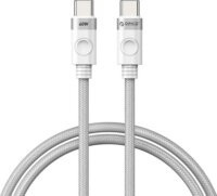 Orico CDX-60CC 60W USB-C apa - USB-C apa 2.0 Adat és töltő kábel 1m - Fehér