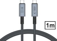 Tech-Protect USB Type-C - USB Type-C Adat- és töltőkábel 240W 1m - Fekete