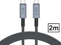 Tech-Protect USB Type-C - USB Type-C Adat- és töltőkábel 240W 2m - Fekete