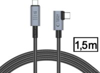 Tech-Protect USB Type-C - USB Type-C Adat- és töltőkábel 240W 1.5m - Fekete