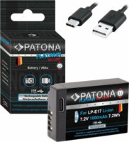 Patona PT1352 Pro LP-E17 akkumulátor Canon fényképezőgépekhez 1000mAh USB-C