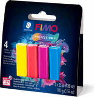 Staedtler FIMO Professzionális Égethető gyurma készlet 4x25g - Vegyes színek