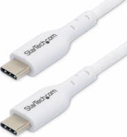 StarTech USB Type-C - USB Type-C Adat- és töltőkábel 1m - Fehér