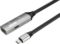 PremiumCord USB-C apa - USB-C anya 3.2 Hosszabbító Kábel 15m - Fekete