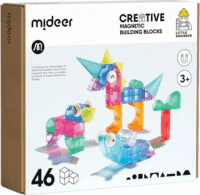 Mideer 46 darabos színes mágneses geometriai 3D építőjáték