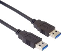 PremiumCord USB-A apa - USB-A apa 3.0 Adatkábel 5m - Fekete