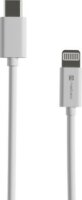 Natec USB-C apa - Lightning apa Adat- és töltőkábel 2m - Fehér