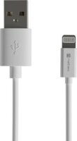 Natec USB-A apa - Lightning apa Adat- és töltőkábel 2m - Fehér