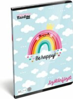 Happy Rainbow: Szivárvány mintás szótárfüzet