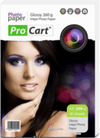 Procart H260A4 A4 Fényes fotópapír 260g/m2 (20 db/csomag)