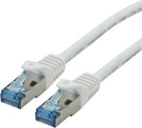 Roline 21.15.2862-100 S/FTP Cat6a RJ45 Patch kábel 2m - Fehér