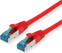 Value 21.99.1991-100 S/FTP Cat6a RJ45 Patch kábel 1.5m - Piros