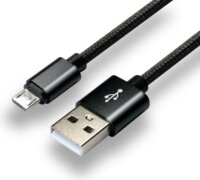 everActive USB-A apa - microUSB apa Adat- és töltőkábel 1m - Fekete