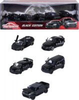 Majorette Black Ediotion 2.0 5 darabos kisautó szett 1:64 - Fekete