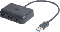 Deltaco UH-735 USB-A 3.0 4-port HUB