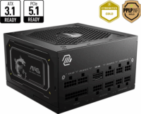 MSI 850W MAG A850GL 80+ Gold Moduláris Tápegység