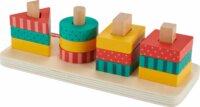 Fisher-Price Wood Színes Formaraválogató fejlesztő játék