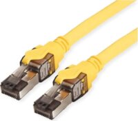 Roline 21.15.1863-50 S/FTP Cat8 RJ45 Patch kábel 3m - Sárga