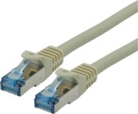 Roline 21.15.2804-100 S/FTP Cat6a RJ45 Patch kábel 1.5m - Szürke