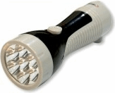 Rocket 327618 Akkus LED Zseblámpa 300 Lumen - Fekete/Fehér