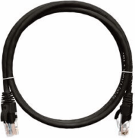 Nikomax Essential Series S/FTP Cat6a RJ45 Patch kábel 20m - Fekete