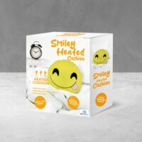 Mad Monkey Melegíthető Smiley párna ajándéktárgy - Sárga